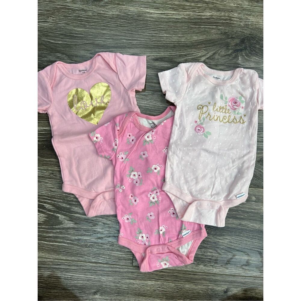 3 Baby Girl Onesies